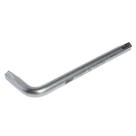 Ключ TORX 5-гранный с отверстием Г-образный TS27H L=64 мм JTC-71927