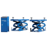 Nordberg N631-3,5B Подъемник ножничный электрогидравлический, 3,5 т, с адаптерами для SUV, 220 В, синий