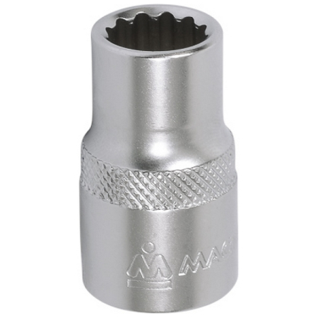 Головка торцевая 1/2 дюйма двенадцатигранная 8 мм Мастак 000-42008 Головка торцевая 1/2 дюйма двенадцатигранная 8 мм Мастак 000-42008