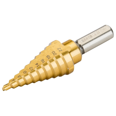 BAHCO 229-SD Сверло ступенчатое по металлу HSS-TiN 4-22 мм