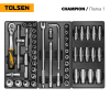 Набор инструментов CHAMPION в черной тележке, 239 предметов, TOLSEN TT85416