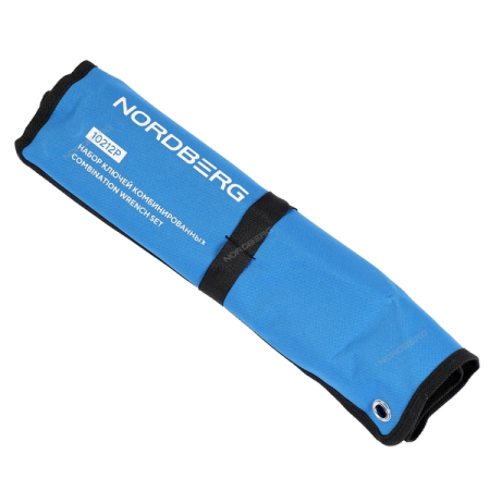 NORDBERG 10212P Набор ключей комбинированных, 8-22 мм, 12 шт, чехол