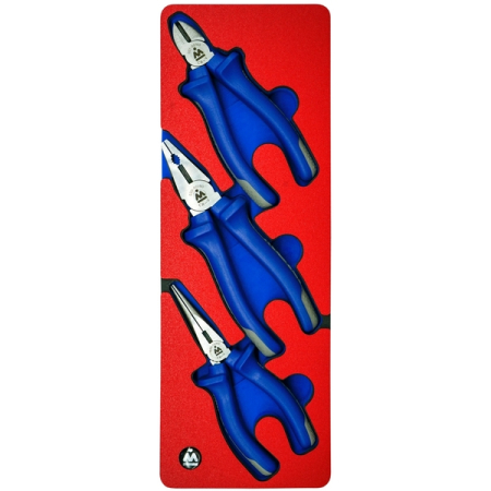 Набор пассатижей и бокорезов, ложемент, 3 предмета, МАСТАК 5-30031