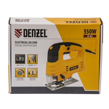 Лобзик электрический, 550 Вт, DENZEL JS-65
