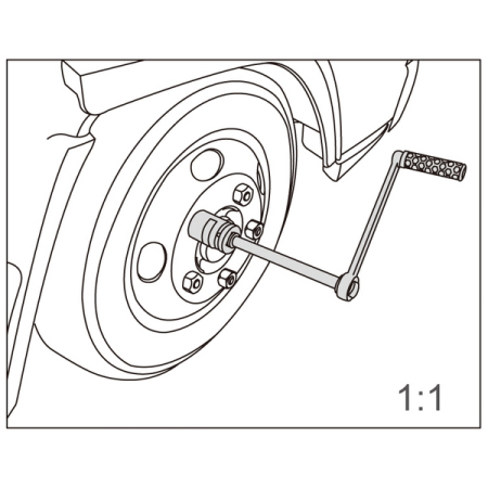 KING TONY 3488A03MP Ручной усилитель крутящего момента (мультипликатор), 4700 Нм, с головками