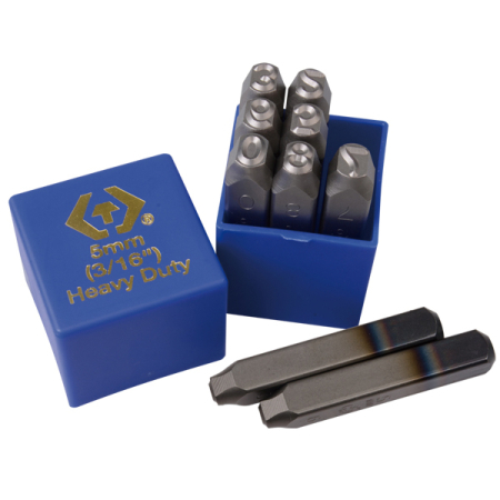 Набор инструментов ударных клейм, 5 мм, цифры, 9 предметов, King Tony 11509SQ05