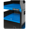 Тележка диагностическая, 4 полки, отсек, HOEGERT HT7G575