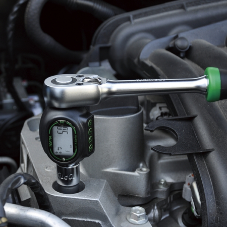 Динамометрический адаптер цифровой 3/8", 27-135 Нм, TOPTUL DTA-135N