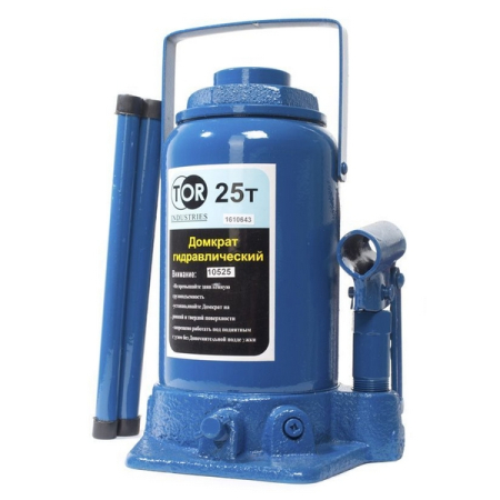 Домкрат бутылочный гидравлический 25 т TOR ДГ-25