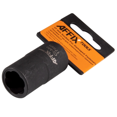 Головка для поврежденного крепежа 1/2", 17 мм, AFFIX AF10930017