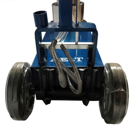 Домкрат подкатной пневмогидравлический, двухштоковый, 120/60 т, AE&T HJ-120/60F