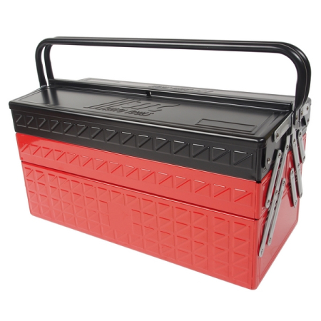 Набор инструментов в переносном ящике, 6 лотков, 76 предметов, JTC-B076