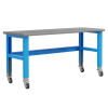 Стол металлический промышленный на колесах Верстакофф PLC 20.0-М