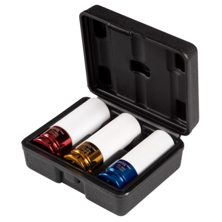 Набор ударных глубоких шестигранных головок 1/2", 17, 19, 21 мм, пластиковое покрытие, AFFIX AF00643C