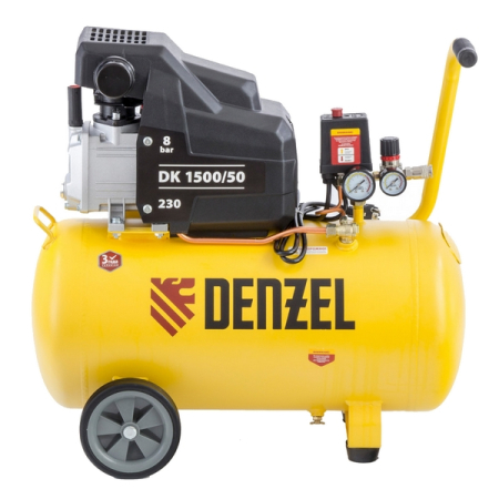 Компрессор масляный коаксиальный Denzel DK1500/50 Х-PRO