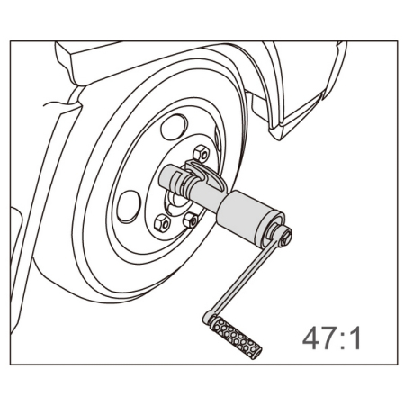 KING TONY 3488A03MP Ручной усилитель крутящего момента (мультипликатор), 4700 Нм, с головками
