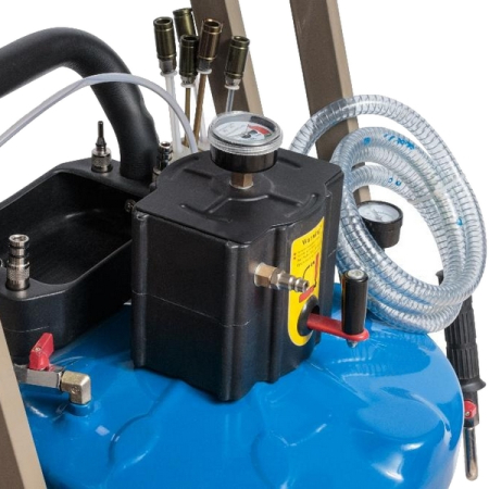 Nordberg 2380PB Установка для слива и откачки масла, 80 л, с опускаемой ванной, синяя