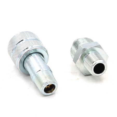 Штуцер гидравлический 3/8”, комплект мама+папа, Car-Tool CT-3439A