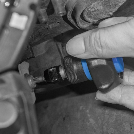 KING TONY 2746 Трещотка вороток 1/4", 48 зубцов, дисковый механизм, для вставок (бит)