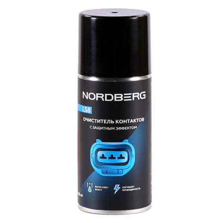 NORDBERG LS8-210 Очиститель контактов LS8, аэрозоль, 210 мл