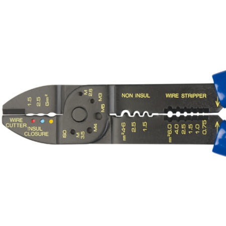 KING TONY 6732-09 Стриппер для зачистки, резки, обжима провода и клемм
