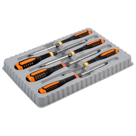 Набор отверток ударных Slotted, Phillips, 6 предметов, BAHCO BE-9881TB