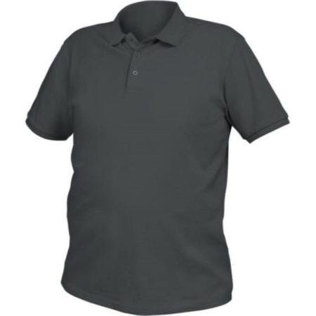 Поло, хлопок, темно-серая HOEGERT Tobias, размер 3XL, HT5K416-3XL