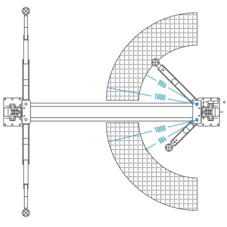 Nordberg N4123A-5T Подъемник автомобильный двухстоечный электрогидравлический 5 тонн