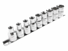 Набор головок торцевых 1/2" TORX Е10-Е24 9 предметов JTC Набор головок торцевых 1/2" TORX Е10-Е24 9 предметов JTC