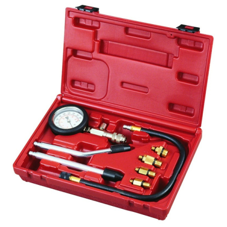 Компрессометр бензиновый, 0-21 бар, 8 предметов Мастак 120-10008C