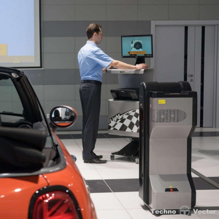 Стенд развал схождение бесконтактный ТЕХНО ВЕКТОР 8 SmartLight 8214