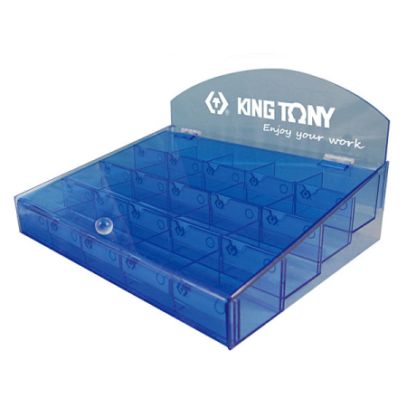 KING TONY 87352 Стенд демонстрационный пластиковый для вставок (бит) King Tony KING TONY 87352 Стенд демонстрационный пластиковый для вставок (бит) King Tony