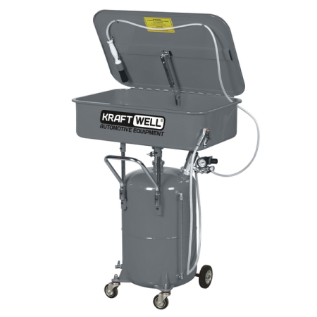 Установка для мойки деталей мобильная пневматическая KraftWell KRW1971