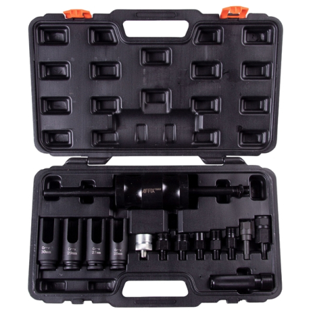 Набор съемников дизельных форсунок, 14 предметов, AFFIX AF10351014C Набор съемников дизельных форсунок, 14 предметов, AFFIX AF10351014C