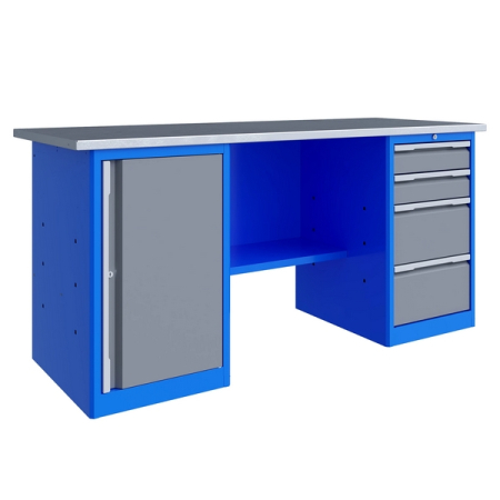 Верстак слесарный двухтумбовый Верстакофф TNC 201.47.3