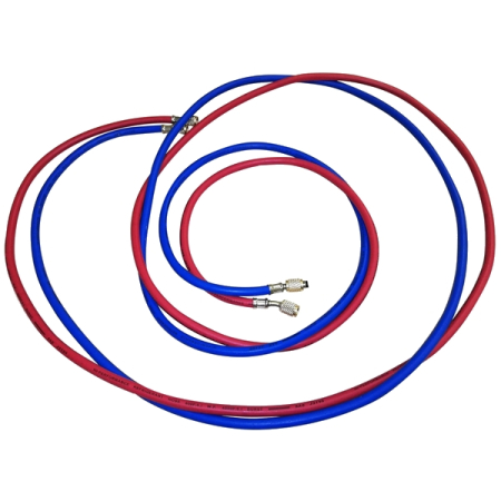 Набор шлангов для заправки фреона, 2 шт, KRAFTWELL KRW-HRB