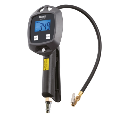 Пистолет для подкачки шин с цифровым манометром, 18 бар, KraftWell KRWTG-D3 Пистолет для подкачки шин с цифровым манометром, 18 бар, KraftWell KRWTG-D3