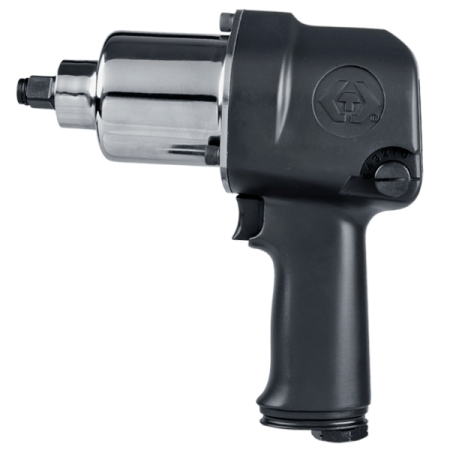 KING TONY 44108AMP01 Гайковерт пневматический ударный 1/2", 881 Нм, с комплектом головок, 19 предметов