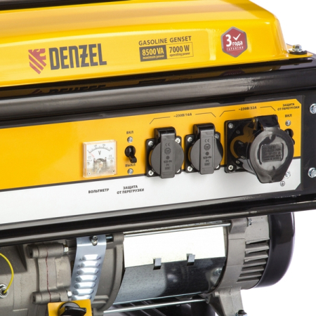 Генератор (электростанция) бензиновый Denzel GE 8900