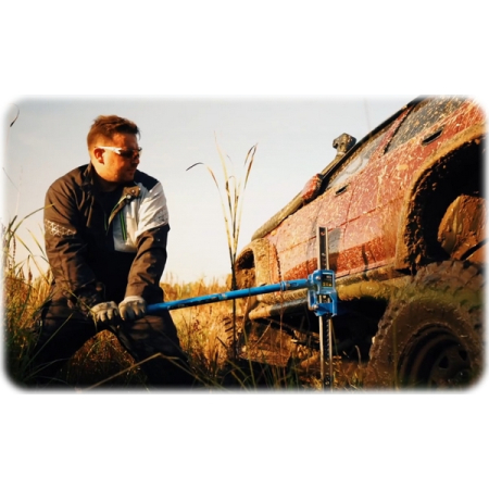 NORDBERG N024 Домкрат реечный 3,5 т с держателем рукоятки и опорой, 123 см