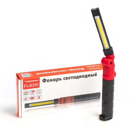 Фонарь светодиодный, складной, аккумуляторный, СТАНКОИМПОРТ FLB201