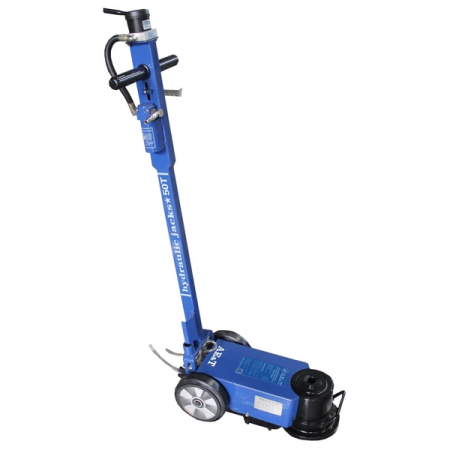 Домкрат подкатной пневмогидравлический, двухштоковый, 25/50 тонн, AE&T HJ-50/25 Домкрат подкатной пневмогидравлический, двухштоковый, 25/50 тонн, AE&T HJ-50/25