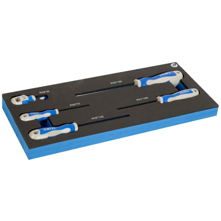 Набор отверток Phillips, 5 предметов, ложемент, IRIMO IFF1E008