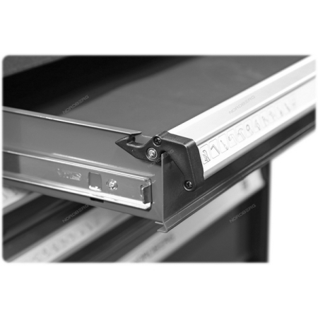 NORDBERG T5N(G) Тележка инструментальная, 5 ящиков, серая