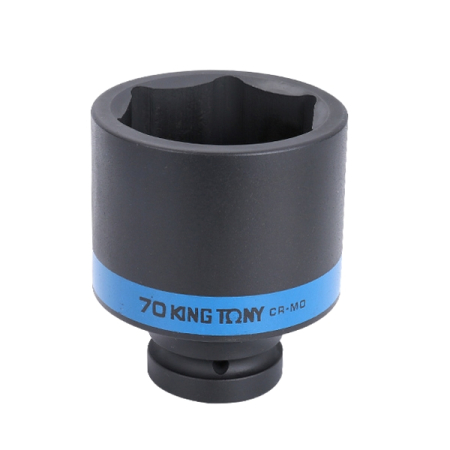KING TONY 843570M Головка торцевая ударная глубокая шестигранная 1", 70 мм KING TONY 843570M Головка торцевая ударная глубокая шестигранная 1", 70 мм