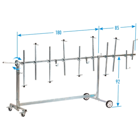 NORDBERG S2P Стенд для окраски деталей, вращающийся, усиленный