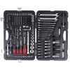Набор инструментов, 216 предметов, слесарно-монтажный, 1/4", 1/2", 3/8”, в кейсе, JTC-H216C-B72