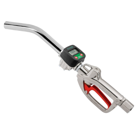 Пистолет для раздачи масла с жестким наконечником, цифровой счетчик, RAASM 33148