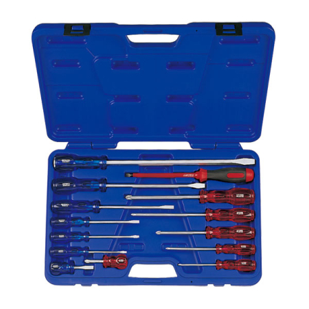 KING TONY 35114MR Набор отверток PHILLIPS, SLOTTED 14 предметов
