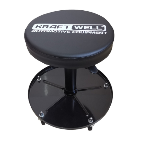 Сиденье механика на колесах с пневмолифтом KraftWell KRWRS-1